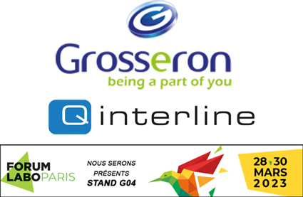 Grosseron and Q-interline logos