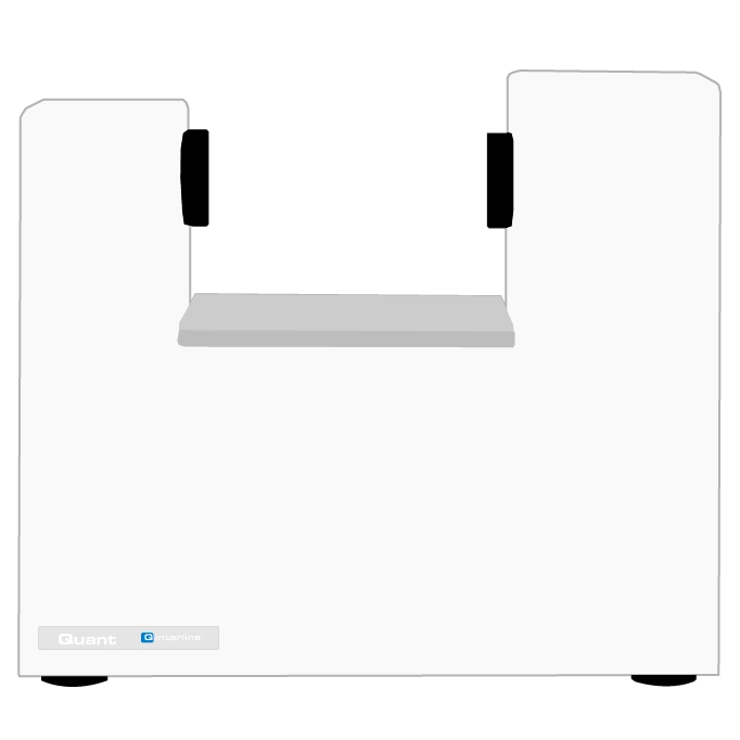 Illustration of the Quant FT NIR analyzer from Q-Interline. One base analyzer many sampling options