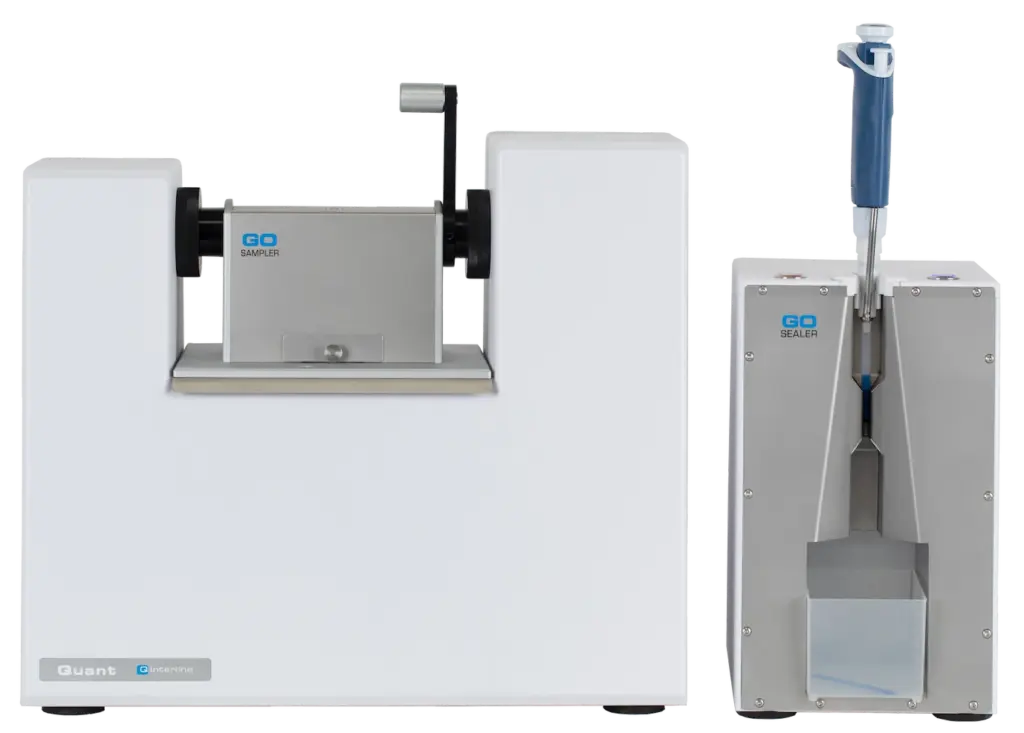 DairyQuant GO, an easy to use at-line milk analysis instrument. Pivette Sampler, Pivette Sealer